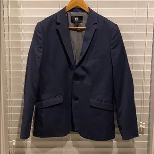 Men’s H&M skinny fit blue dress jacket 42R